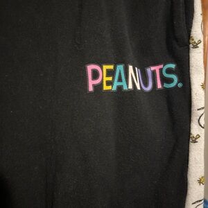 Peanuts Black Sweatpants
